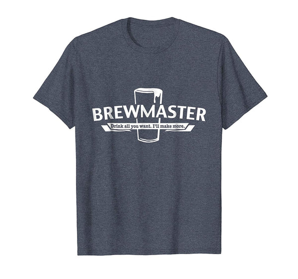 Wonderful Brewmaster Craft Beer Home Brewing Brewer Gift  T-Shirt Heather Blue