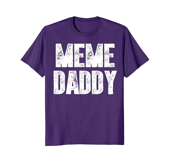 Cutest Meme Daddy Cool Kids Gift  T-Shirt Purple