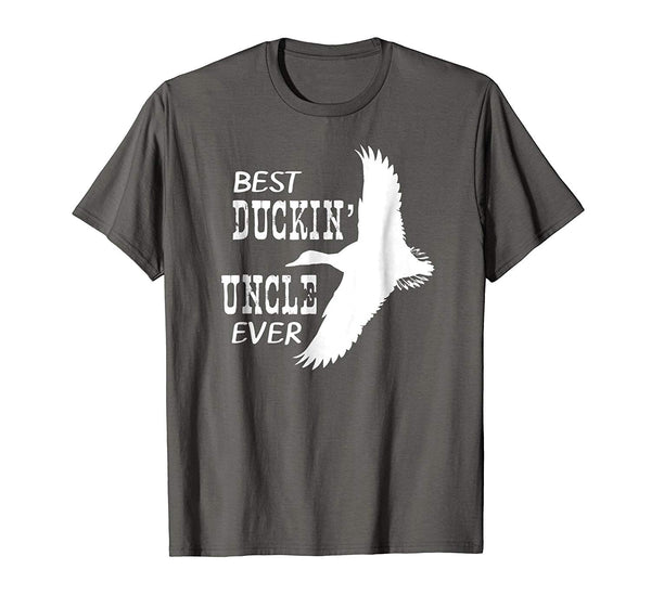 Beautiful Best Duckin' Uncle Ever Hunters Love Duck Funcle Tee  T-Shirt Asphalt