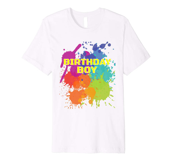 Great Paintball Party Birthday Boy  T-Shirt White