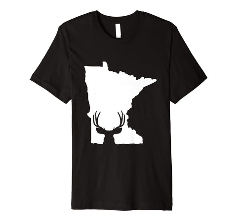 Cool Minnesota Deer Hunter Deer Hunting  T-Shirt Black