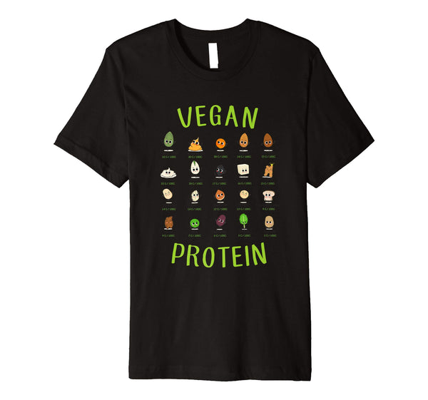 Cool Vegan Protein Sources  T-Shirt Black