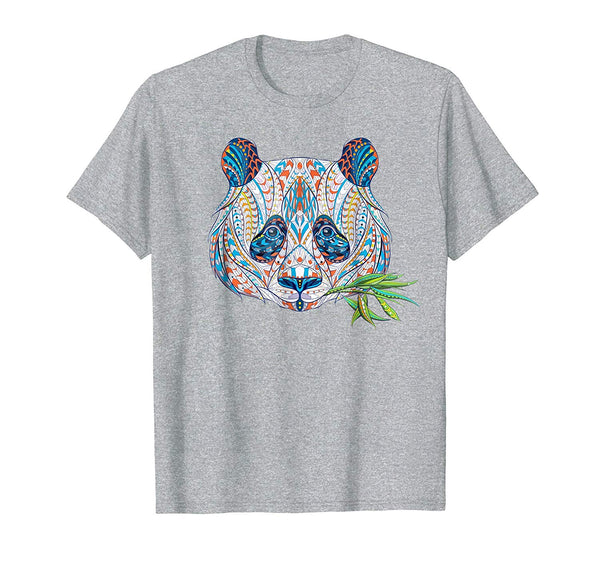 Adorable Maverick Infanta Inspirational Panda Bear Cuai0268  T-Shirt Heather Grey