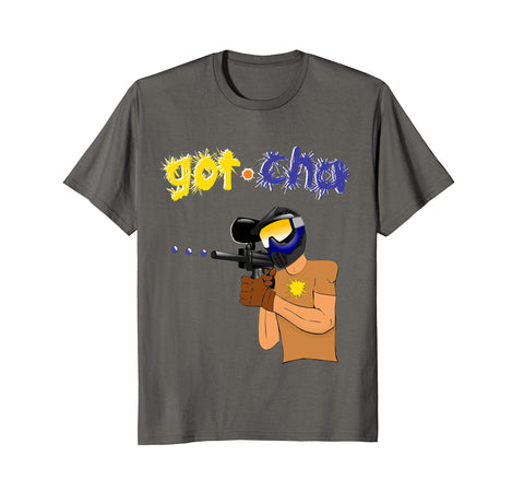 Funny Paintball Lover Gotcha Paintballing Sport  T-Shirt Asphalt
