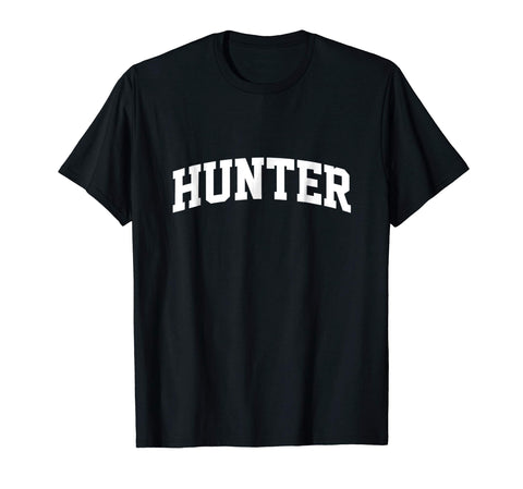 Hotest Hunter Retro Arch Sports  T-Shirt Black