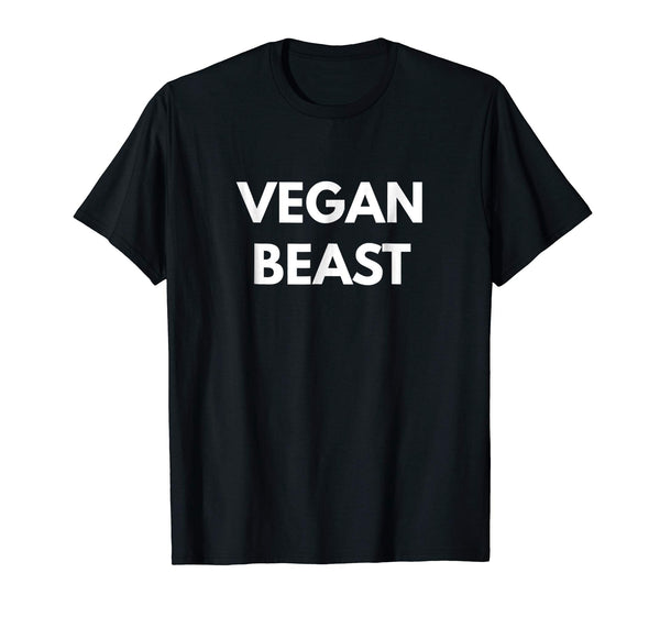 Adorable Vegan Beast Vegan Life  T-Shirt Black