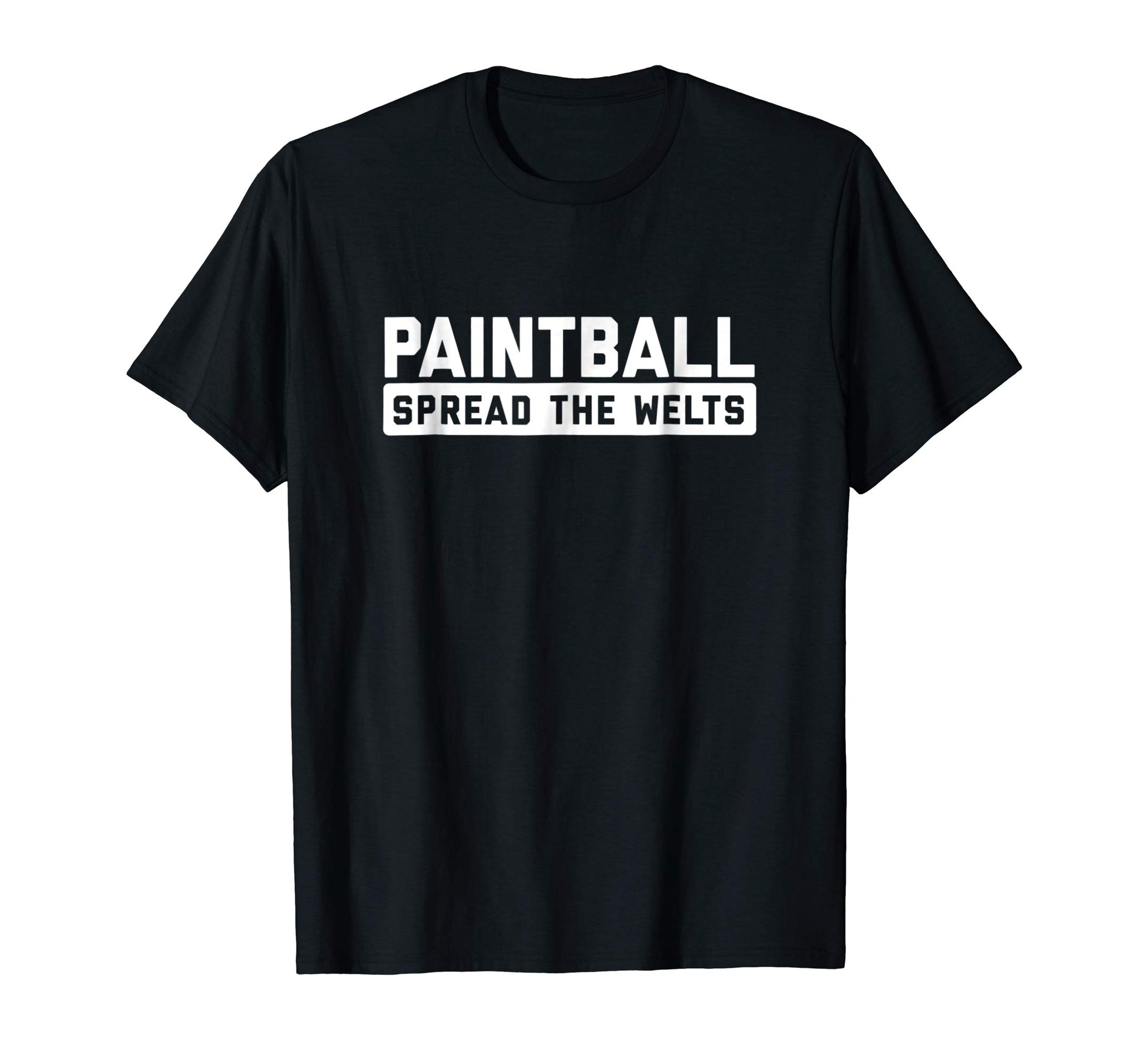 Hot Paintball Spread The Welts Funny Tactical Sport Tee  T-Shirt Black