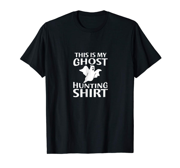 Cool Funny Ghost Hunter For Paranormal Ghost Hunting  T-Shirt Black