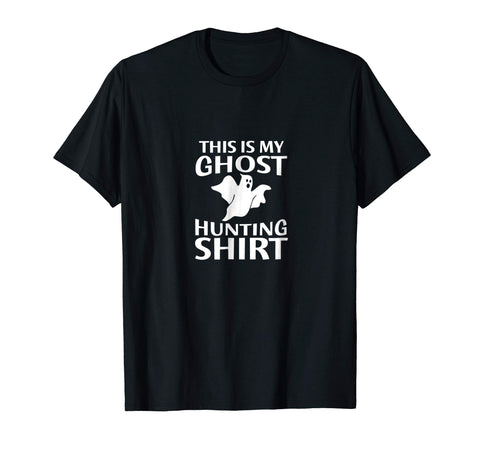 Cool Funny Ghost Hunter For Paranormal Ghost Hunting  T-Shirt Black