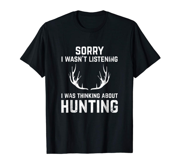 Hot Funny Hunting Gift For Bow And Rifle Deer Hunters  T-Shirt Black