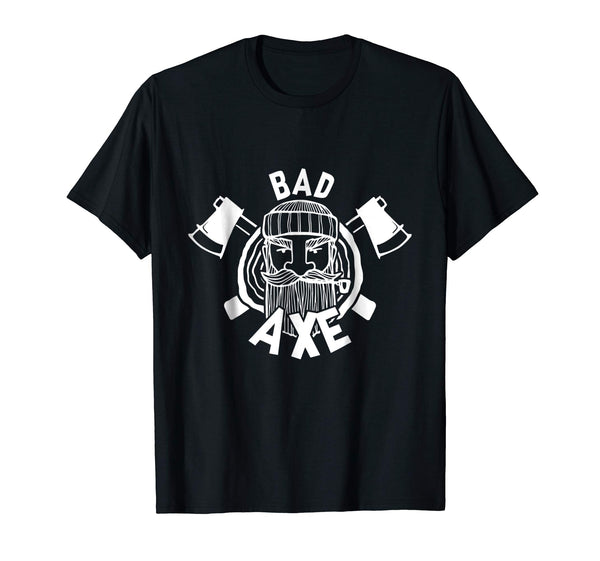 Hotest Bad Axe Funny Axe Throwing Lumber Jack  T-Shirt Black