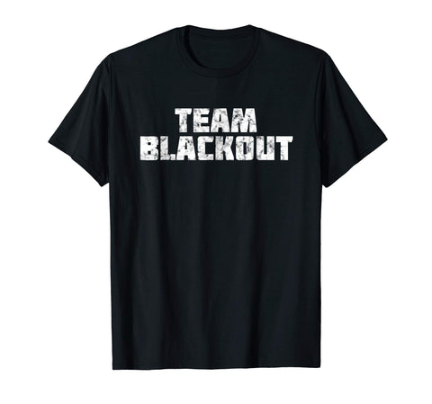 Wonderful Day Drinking Team Blackout Funny Beer  T-Shirt Black