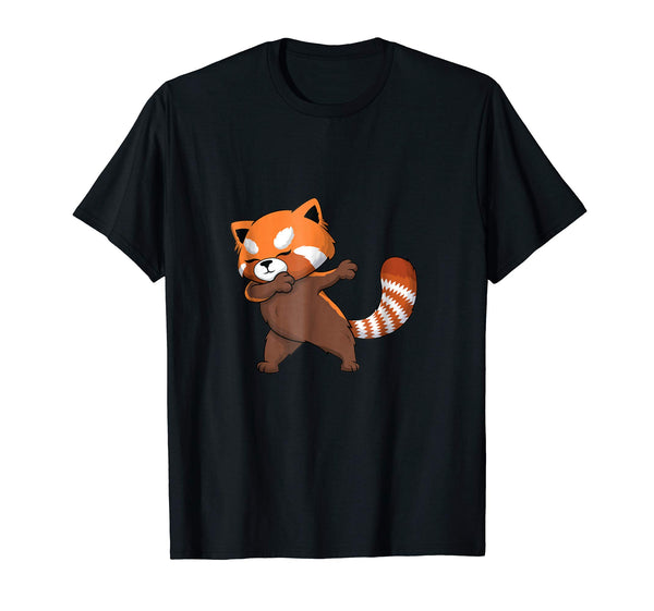 Funny Dabbing Red Panda T Dabbing Red Panda Funny  T-Shirt Black