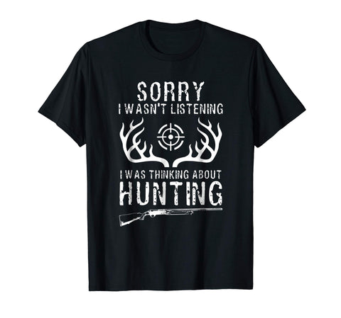 Wonderful Funny Hunting Gift For Bow And Rifle Deer Hunters  T-Shirt Black