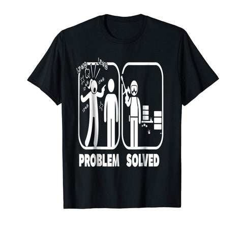 Cutest Problem Solved Paintball  T-Shirt Black