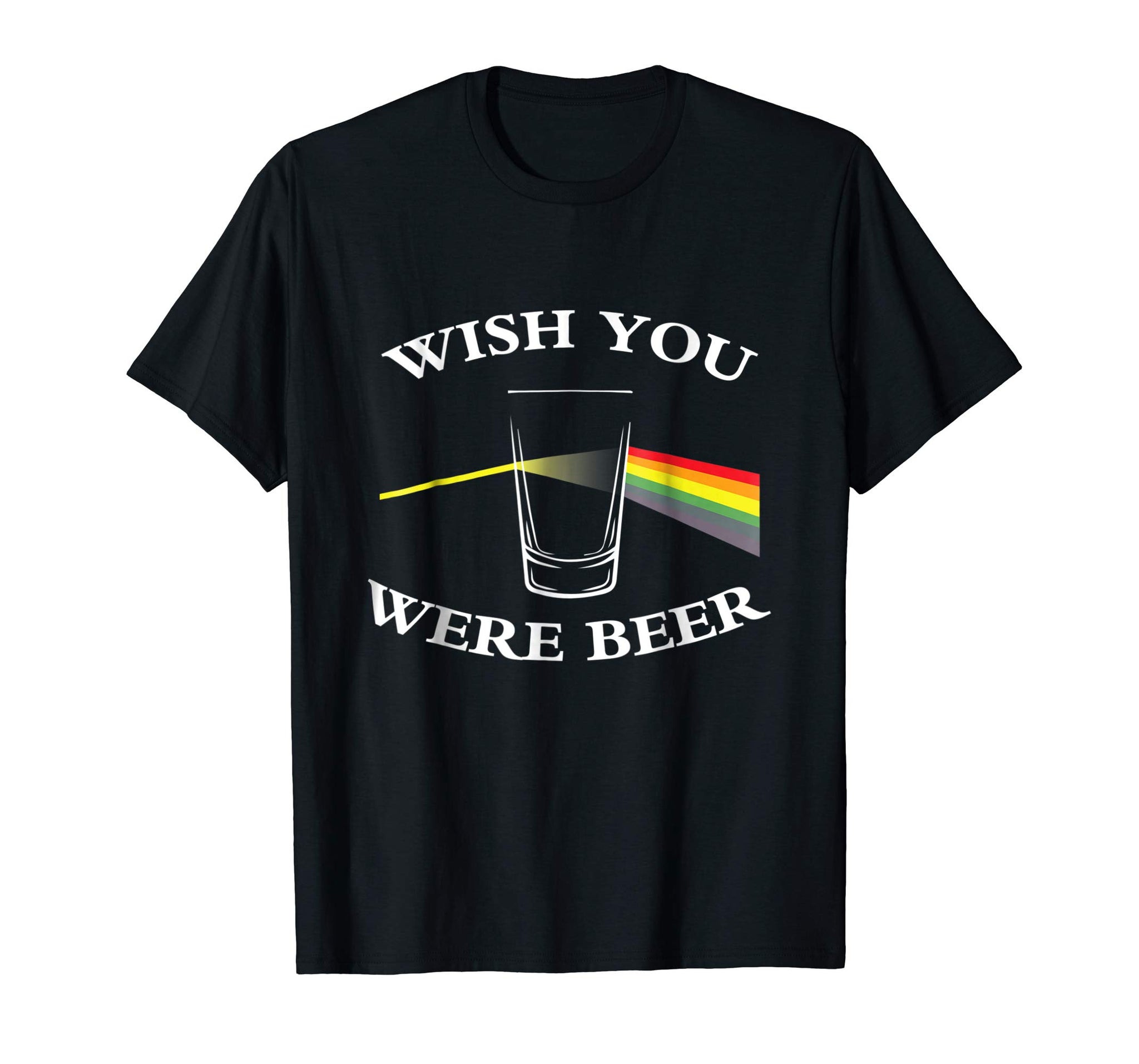 Wonderful Wish You Were Beer Beer Lovers  T-Shirt Black
