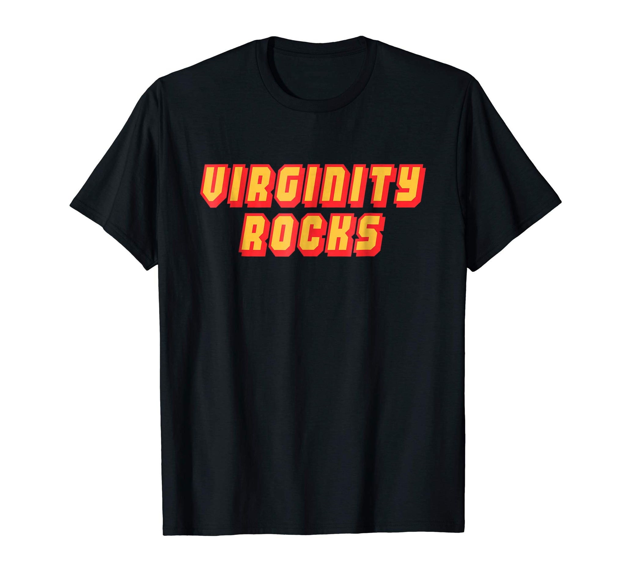 Beautiful Virginity Rocks  T-Shirt Black