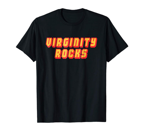 Beautiful Virginity Rocks  T-Shirt Black