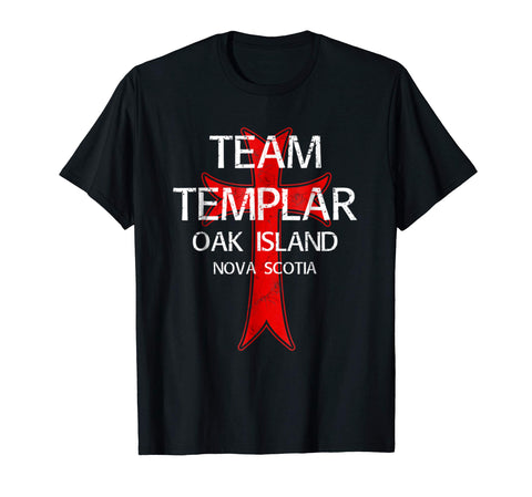 Wonderful Oak Island Treasure Hunter Templar Order Mystery  T-Shirt Black