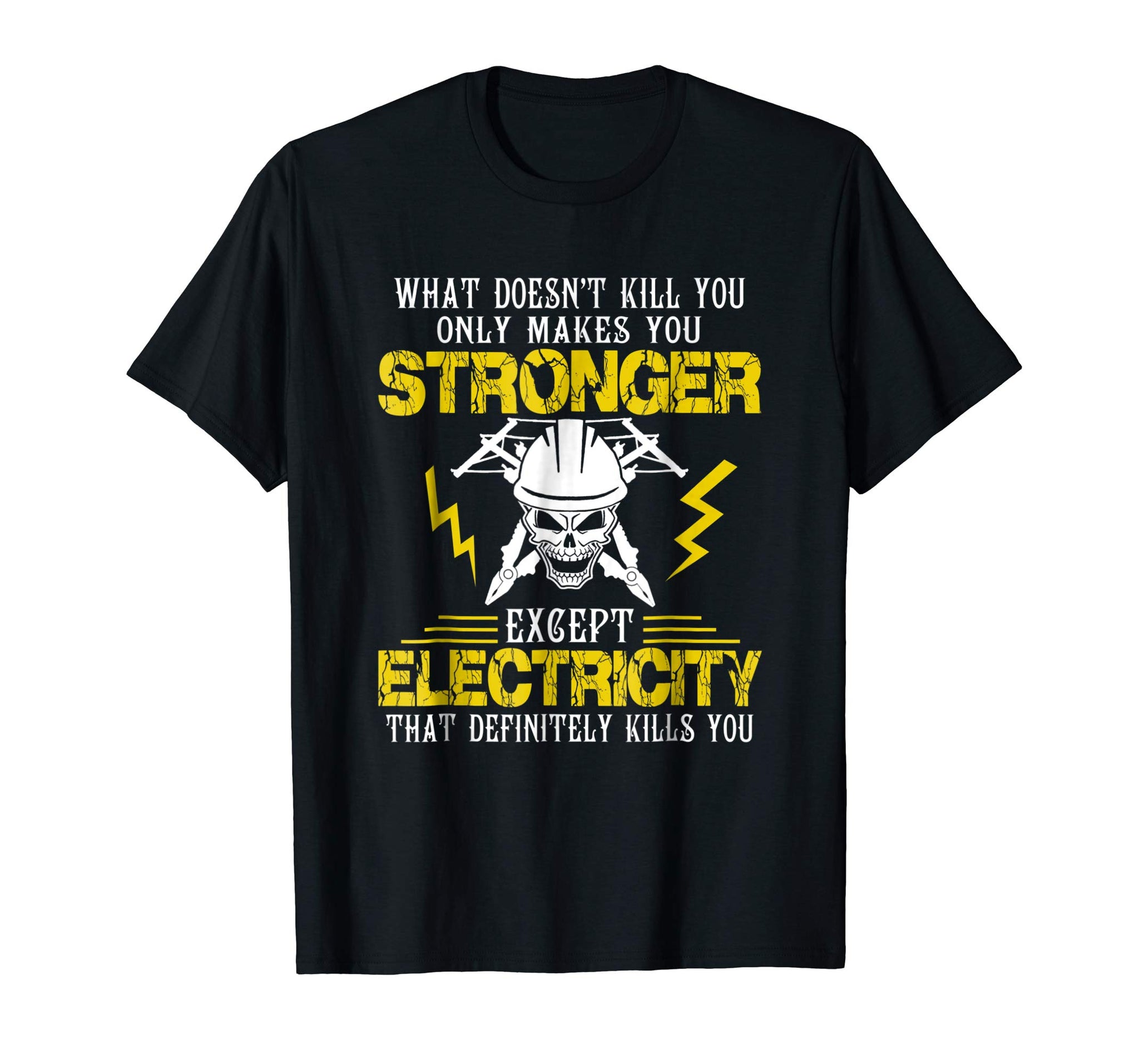 Great Electrician Funny Tee Electricity Sparky Humor Gift  T-Shirt Black