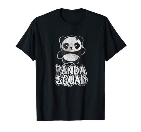 Hotest Panda Panda Squad Funny Panda Gift  T-Shirt Black