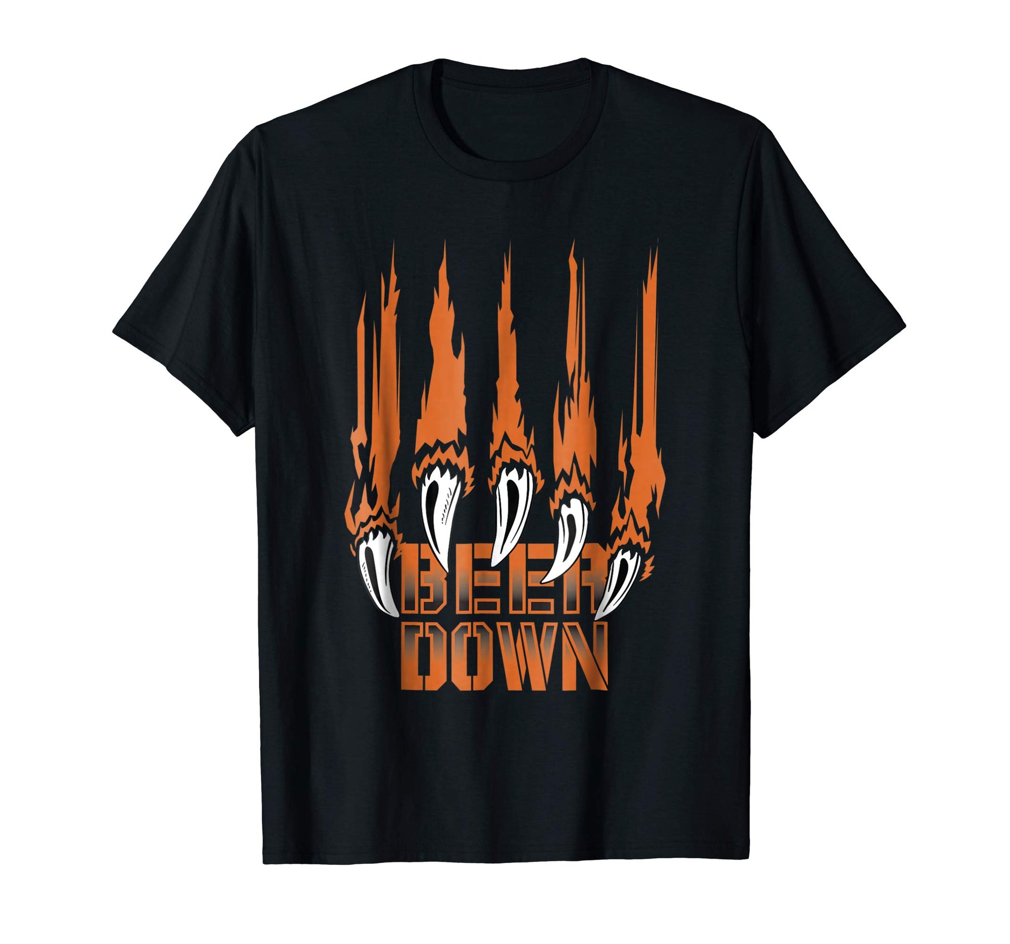 Cutest Beer Down Chicago Down Football  T-Shirt Black