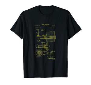 Adorable Beer Tap Patent Blueprint Brewing Gift For Brewer  T-Shirt Black