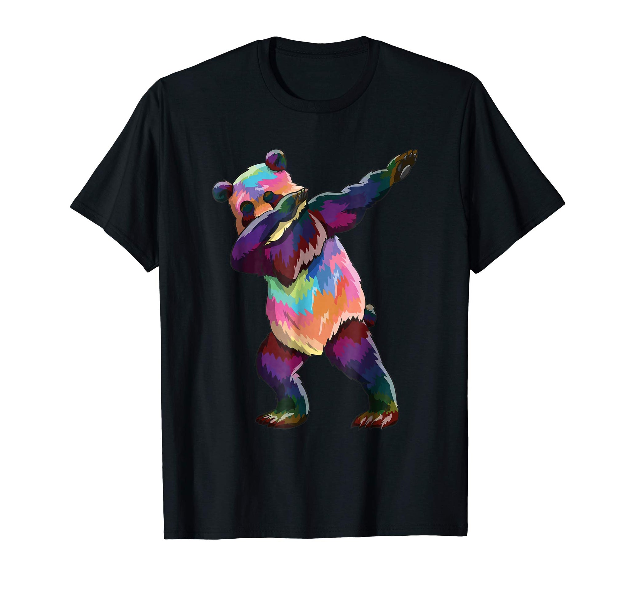 Beautiful Dabbing Panda Funny Panda Dab Dance Gift  T-Shirt Black