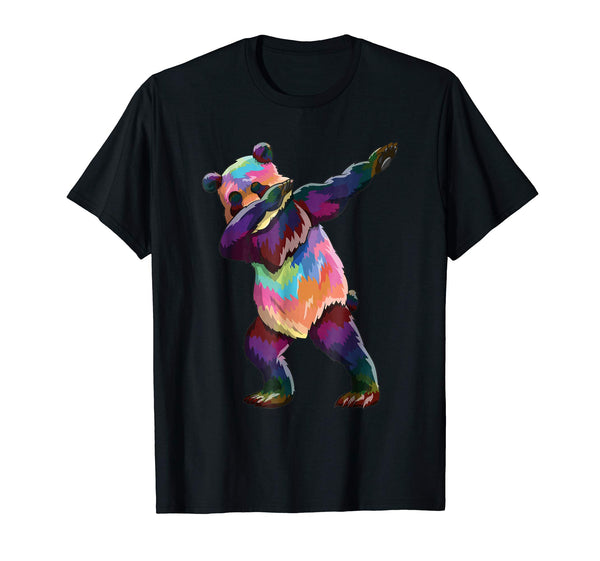 Beautiful Dabbing Panda Funny Panda Dab Dance Gift  T-Shirt Black