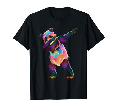 Beautiful Dabbing Panda Funny Panda Dab Dance Gift  T-Shirt Black