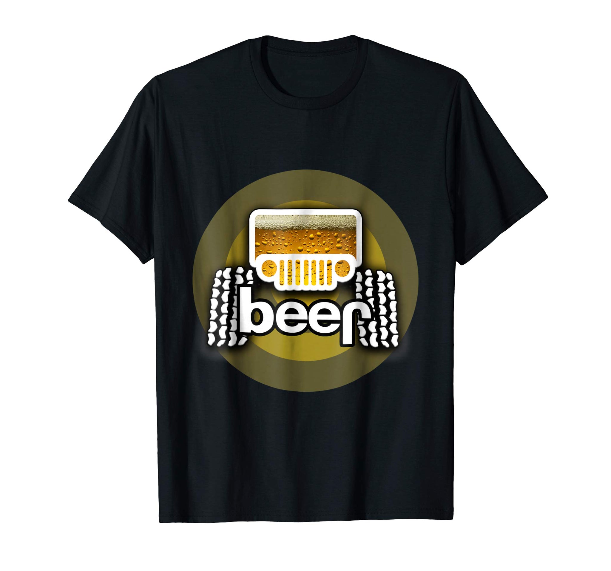 Wonderful Jeep Beer Funny Cool Adult Alcohol Drinking Gift  T-Shirt Black