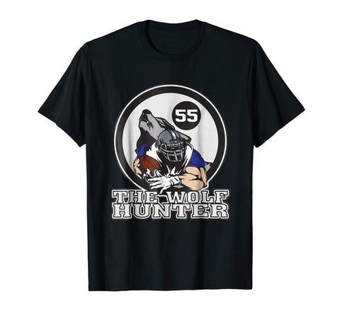 Adorable The Cowboys Wolf Hunter Vander Esch  T-Shirt Black