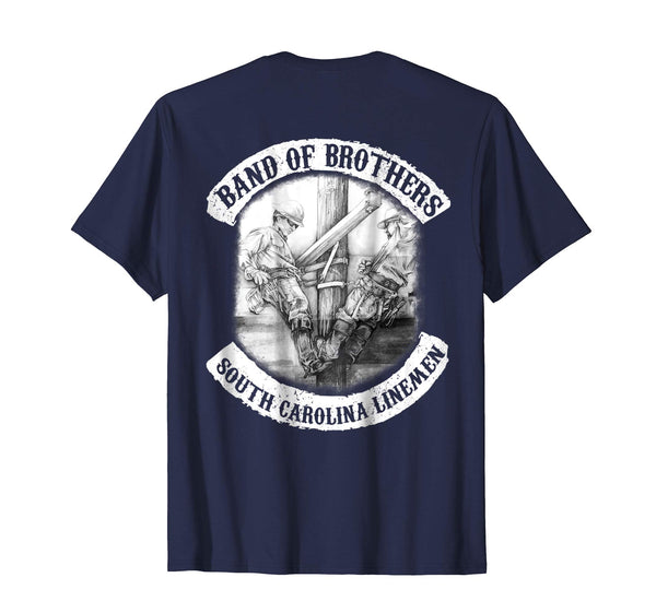 Wonderful South Carolina Electrical Lineman  T-Shirt Navy
