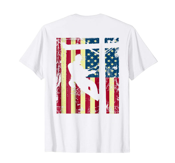 Hotest Lineman Flag For Men  T-Shirt White