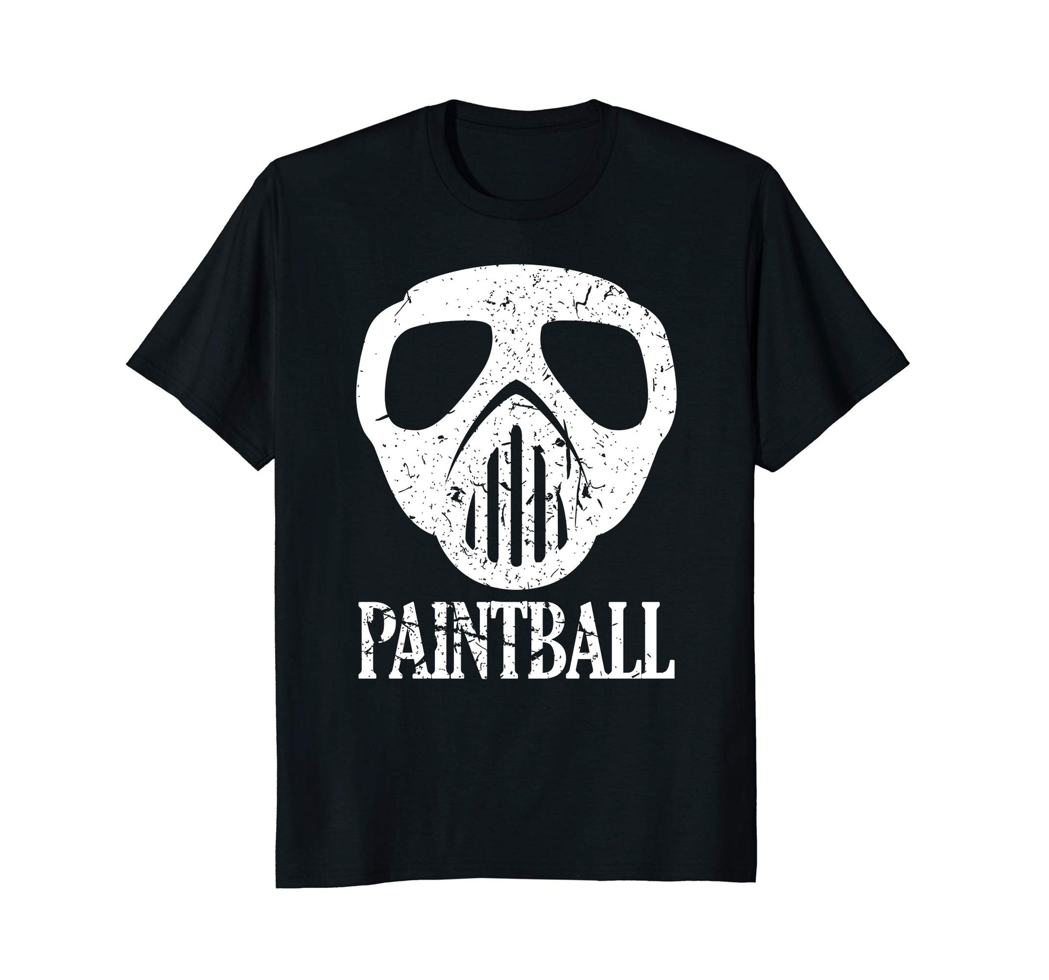 Cool Paintball Mask For Adults Mom Dad &amp; Kids  T-Shirt Black