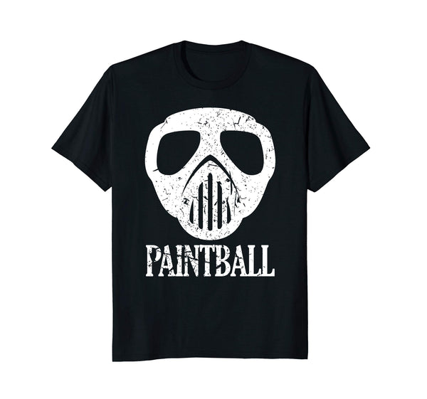 Cool Paintball Mask For Adults Mom Dad &amp; Kids  T-Shirt Black