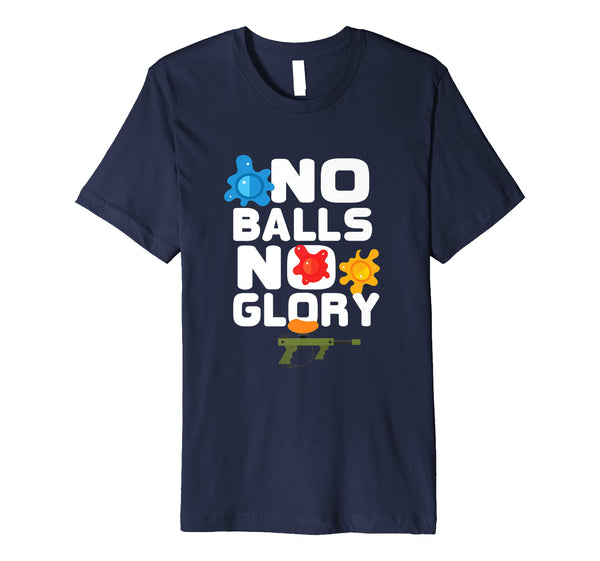 Adorable No Balls No Glory Paintball Funny Christmas Gift  T-Shirt Navy
