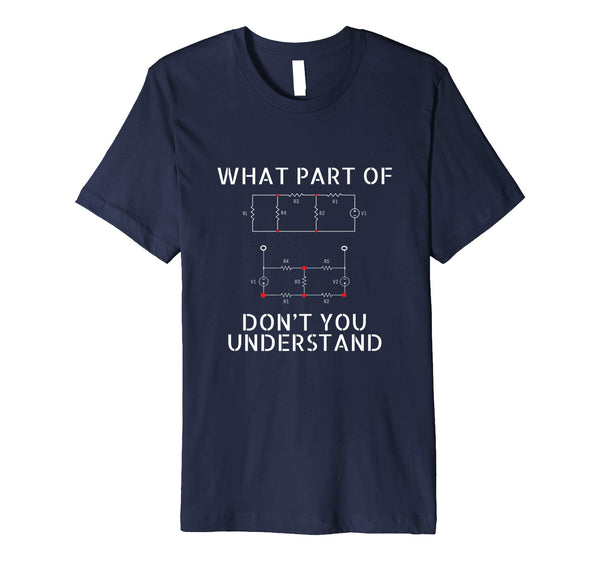 Wonderful Electrical Engineer Gift Funny Engineering Sarcasm T  T-Shirt Navy