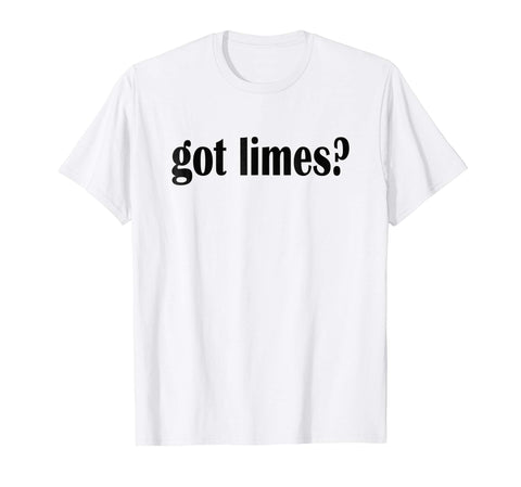 Cute Got Limes Classic Fit Lime  T-Shirt White