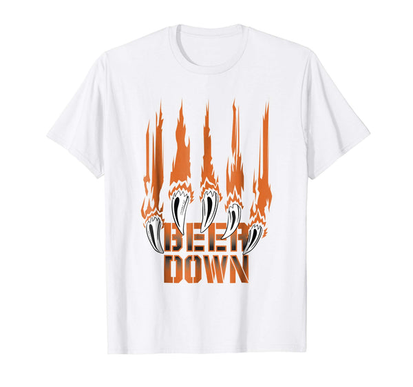 Cutest Beer Down Chicago Down Football  T-Shirt White