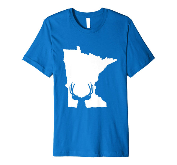 Cool Minnesota Deer Hunter Deer Hunting  T-Shirt Royal Blue