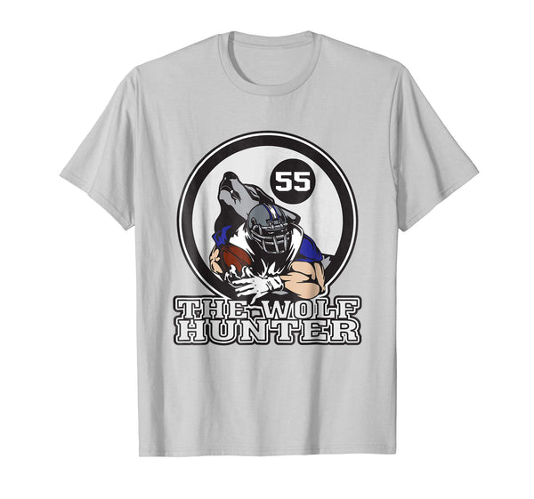 Adorable The Cowboys Wolf Hunter Vander Esch  T-Shirt Silver