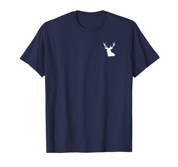 Hot Deer Hunter Genesis 27 3 Back And Front Designed  T-Shirt Navy