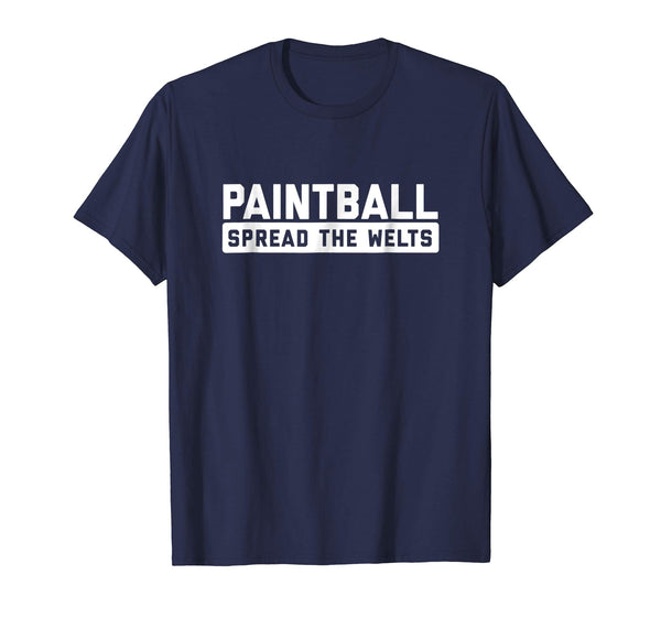Hot Paintball Spread The Welts Funny Tactical Sport Tee  T-Shirt Navy