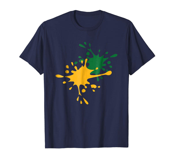 Beautiful Paintball Splash  T-Shirt Navy