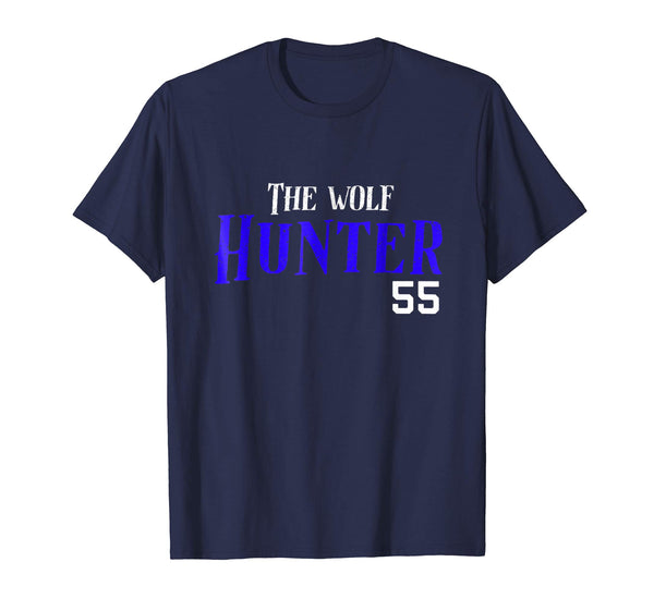 Beautiful Cowboys The Wolf Hunter Vander Esch  T-Shirt Navy