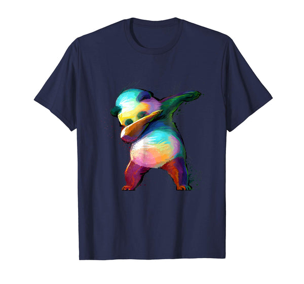 Great Dabbing Panda  T-Shirt Navy