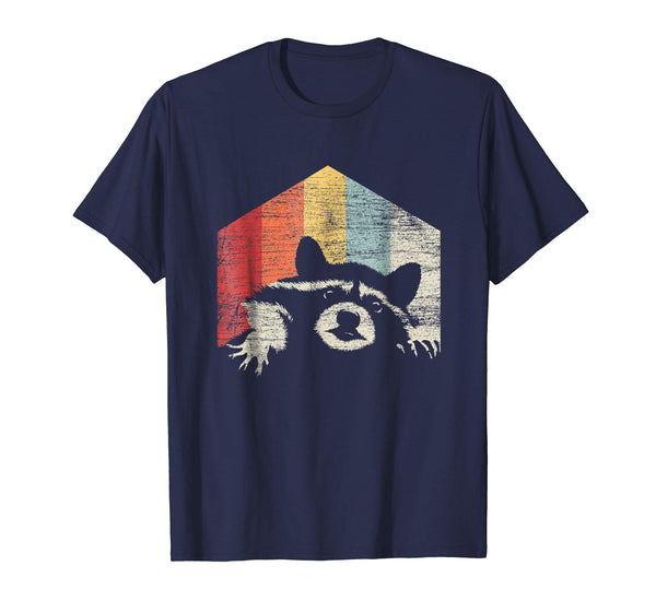 Great Racoon Vintage Men  T-Shirt Navy