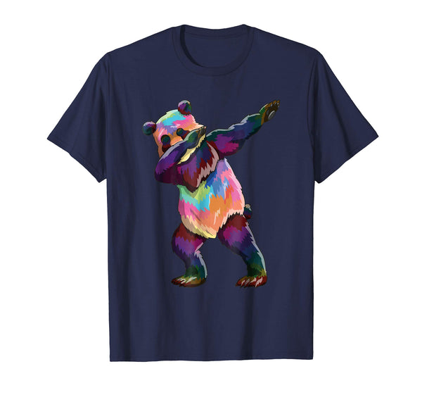 Beautiful Dabbing Panda Funny Panda Dab Dance Gift  T-Shirt Navy