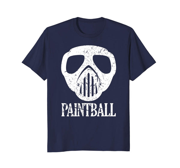 Cool Paintball Mask For Adults Mom Dad &amp; Kids  T-Shirt Navy